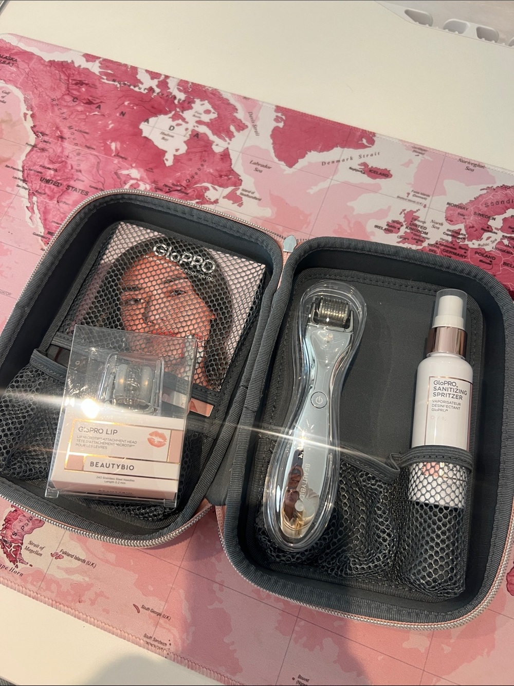 Brand New GloPro Pink Women’s microneedling kit